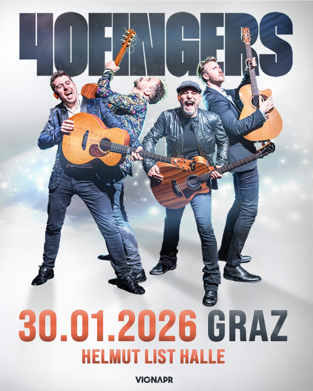 40 Fingers 2026–2027 tour poster